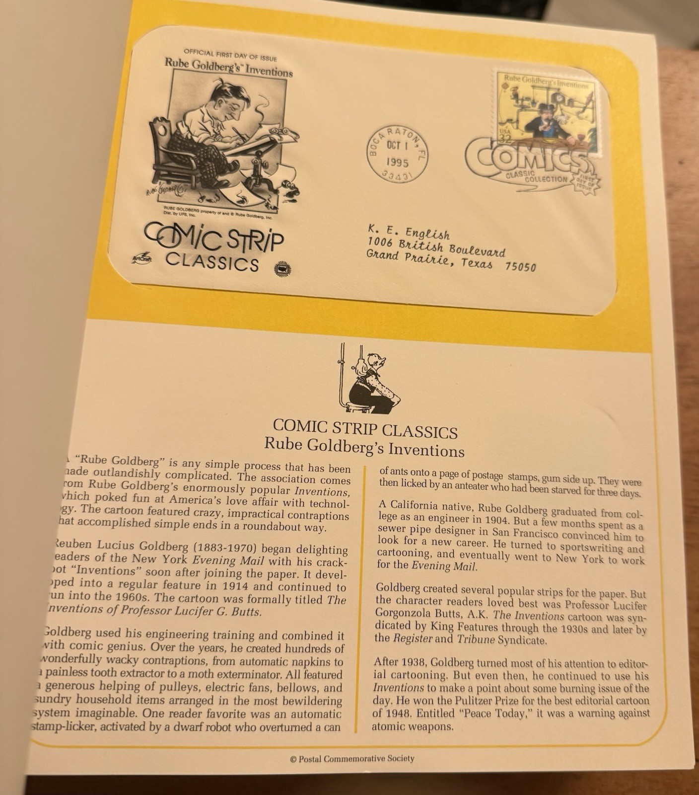 Postal Commemorative Society Binder U.S. First Day Covers 1993-1996 212 Covers