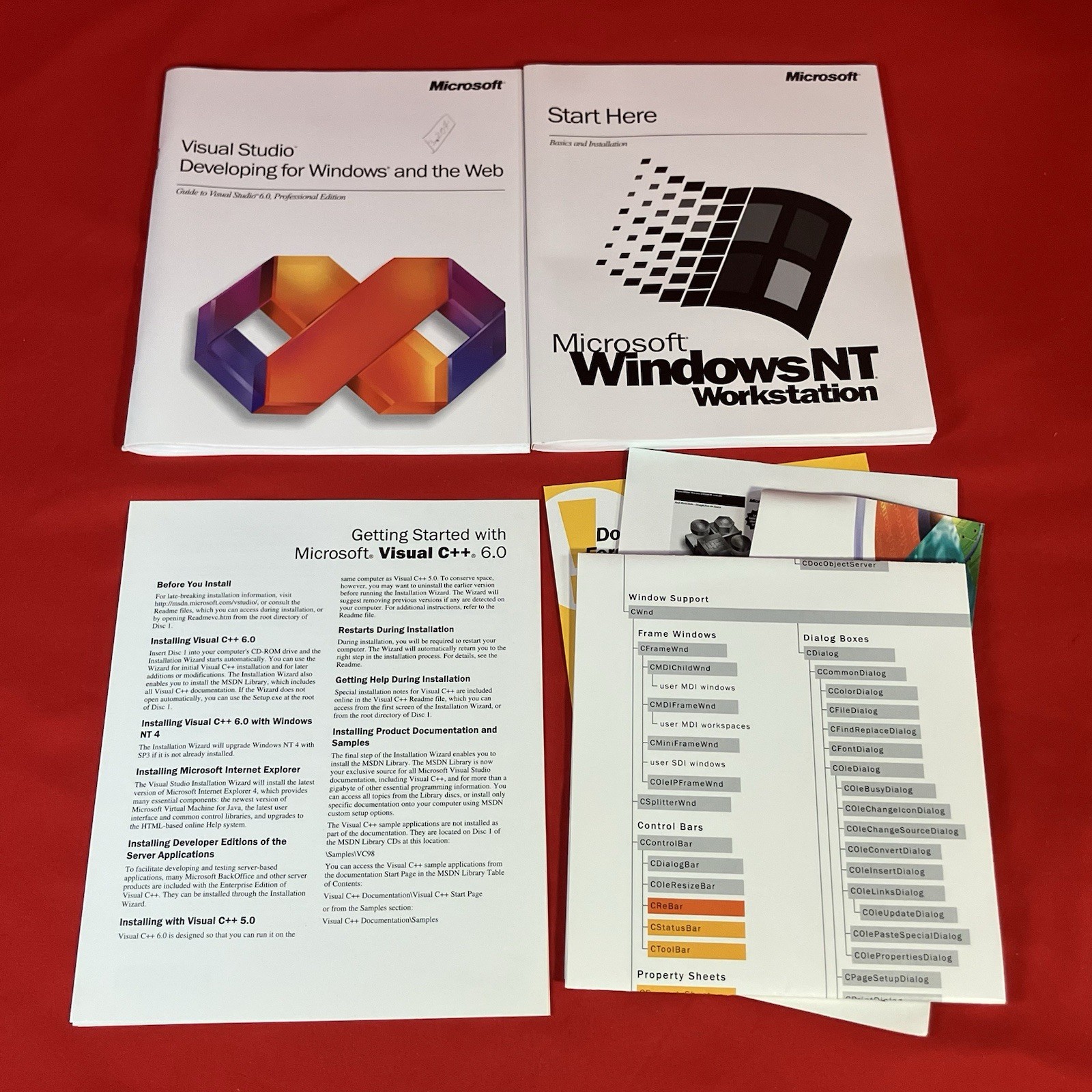 Vtg 1998 Microsoft Visual C++ 6.0 Professional Edition / Windows NT 4.0 Key