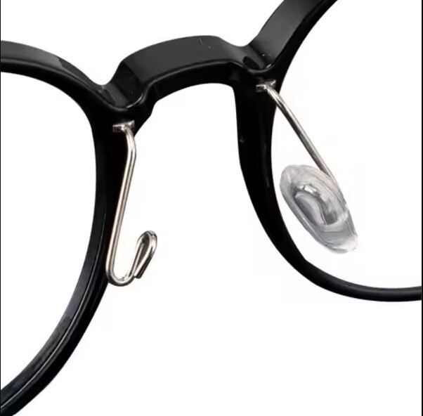 4 Pcs Soft Nose Pads Push in Silicone Air Chamber Anti Slip Eyeglasses