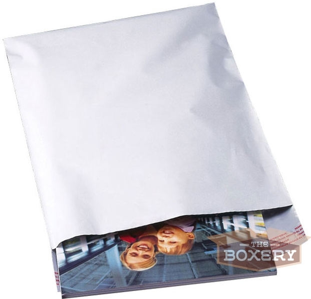 20 - 12x15.5 WHITE POLY MAILERS ENVELOPES BAGS 12 x 15.5 - 2.5MIL