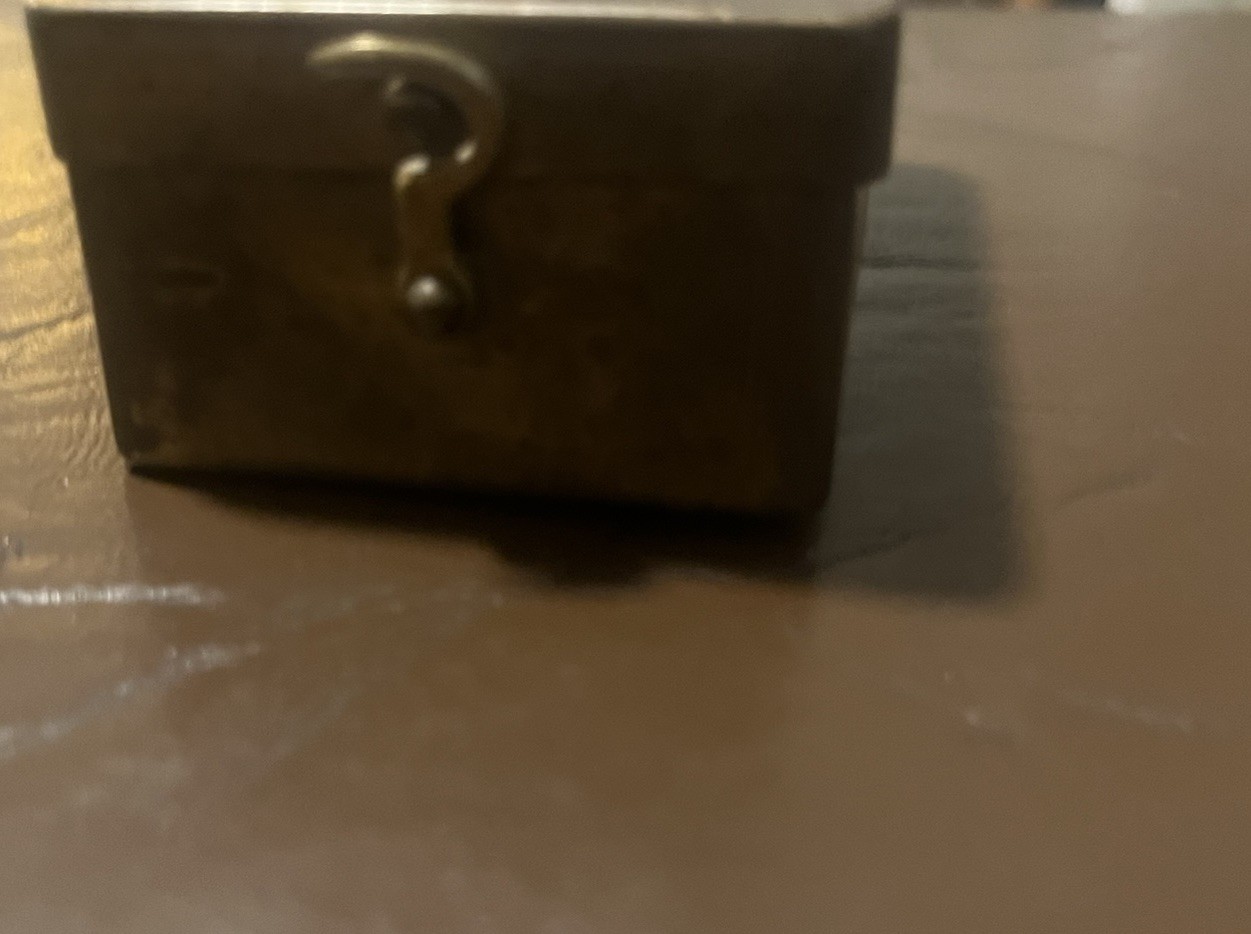 Japanese Military Brass Ammunition/Utility Box 3 Inches