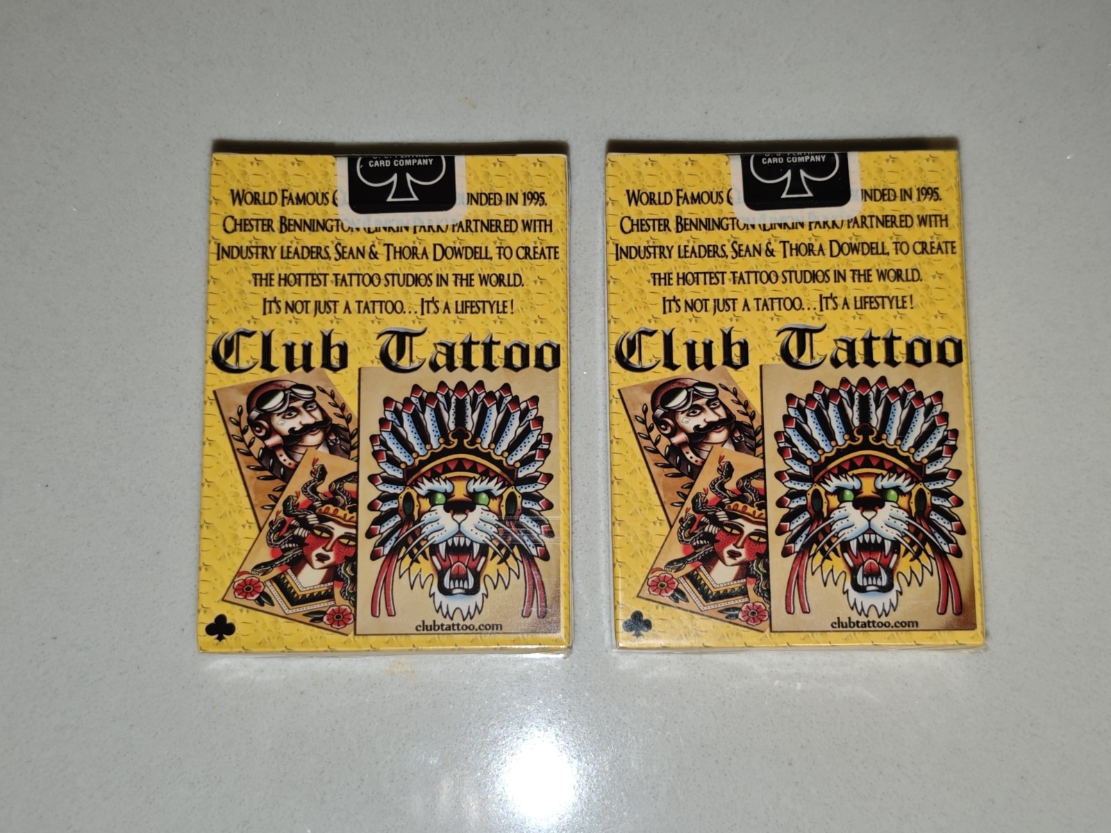 Two Bicycle Club Tattoo Mermaid Playing Cards RARE Deck new sealed