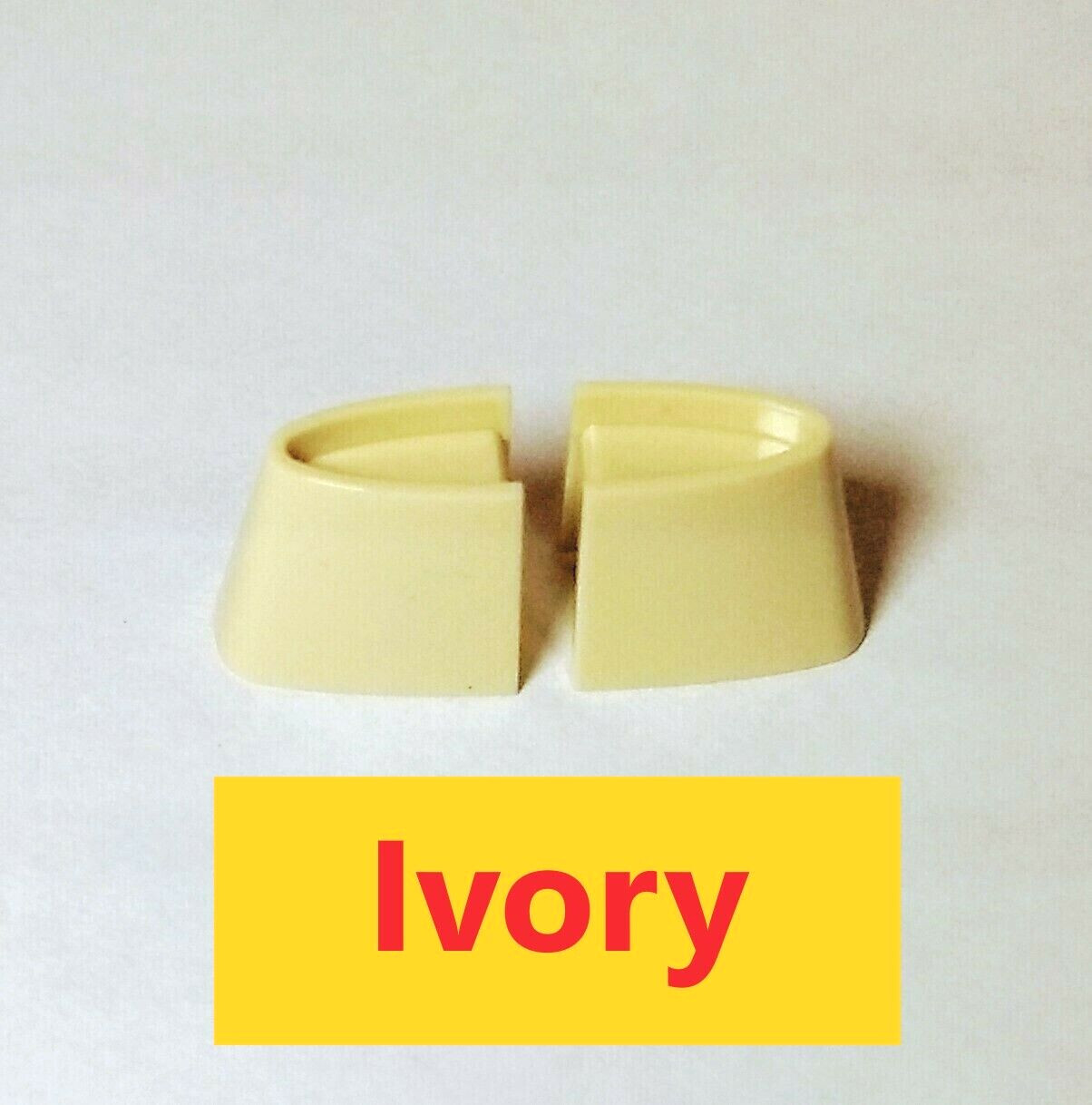 LUTRON Skylark DUAL SPLIT DIMMER replacement Slider HALF KNOBS OEM - 1 pair