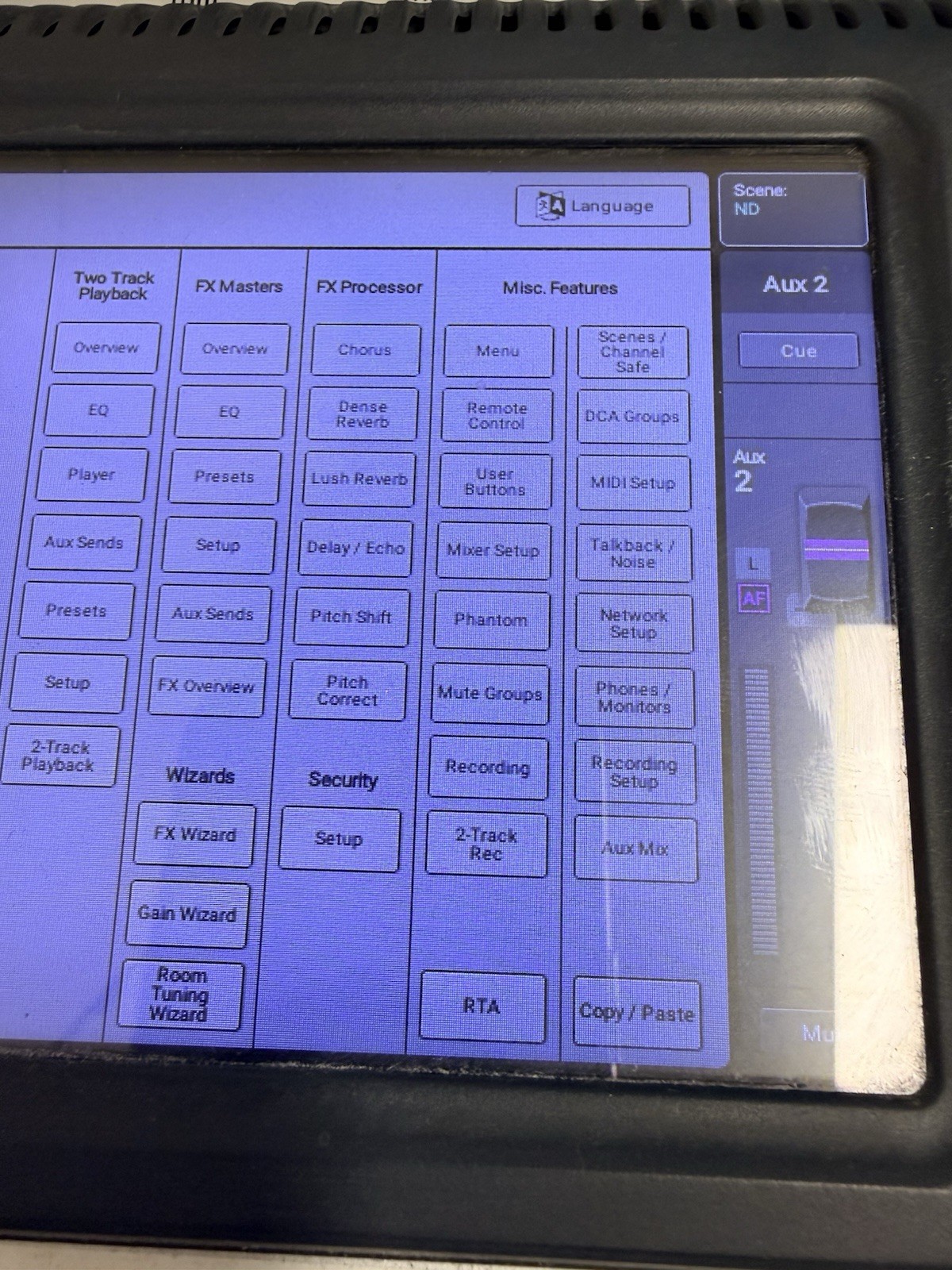 QSC TouchMix-16 Touch Screen Compact Digital Mixer PSU & Case READ DESCRIPTION