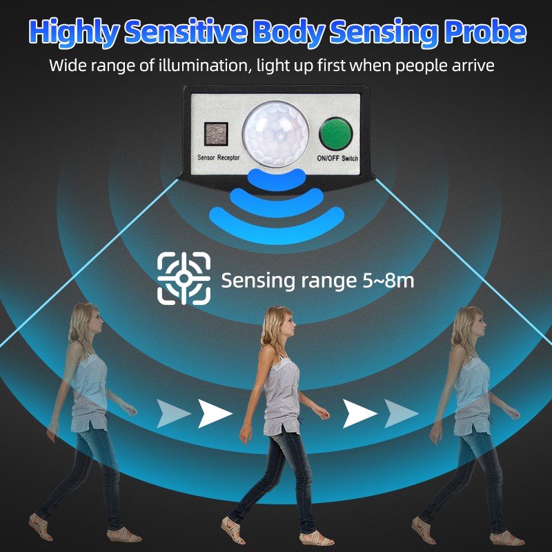 12000LM Solar Street Lights Outdoor with Motion Sensor,Remote Control,Waterproof