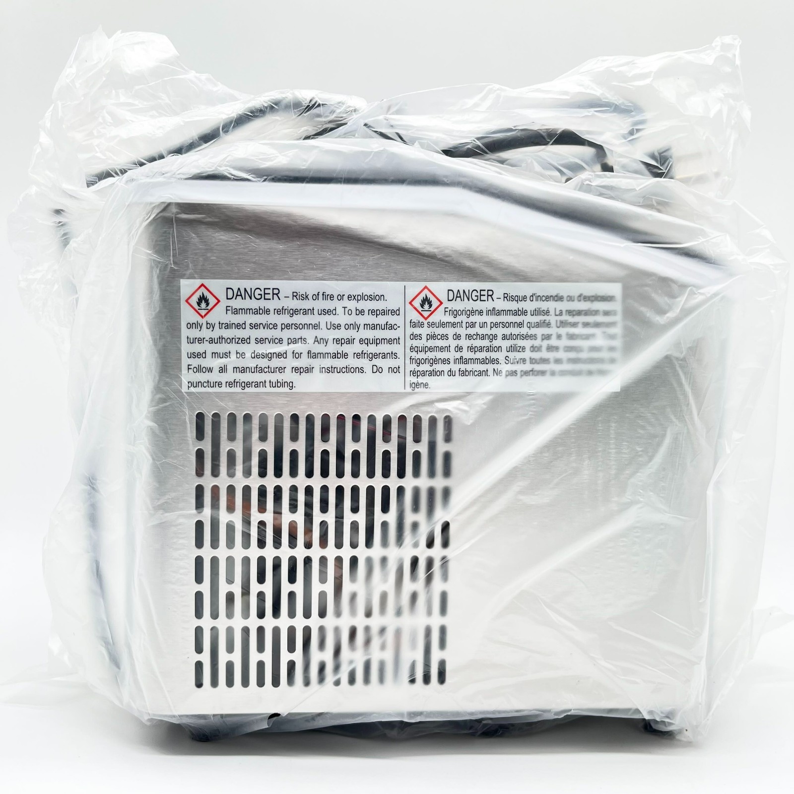 New Brand New AEITTO 110-120 Volts Ice Maker Model ICM1282S - Silver