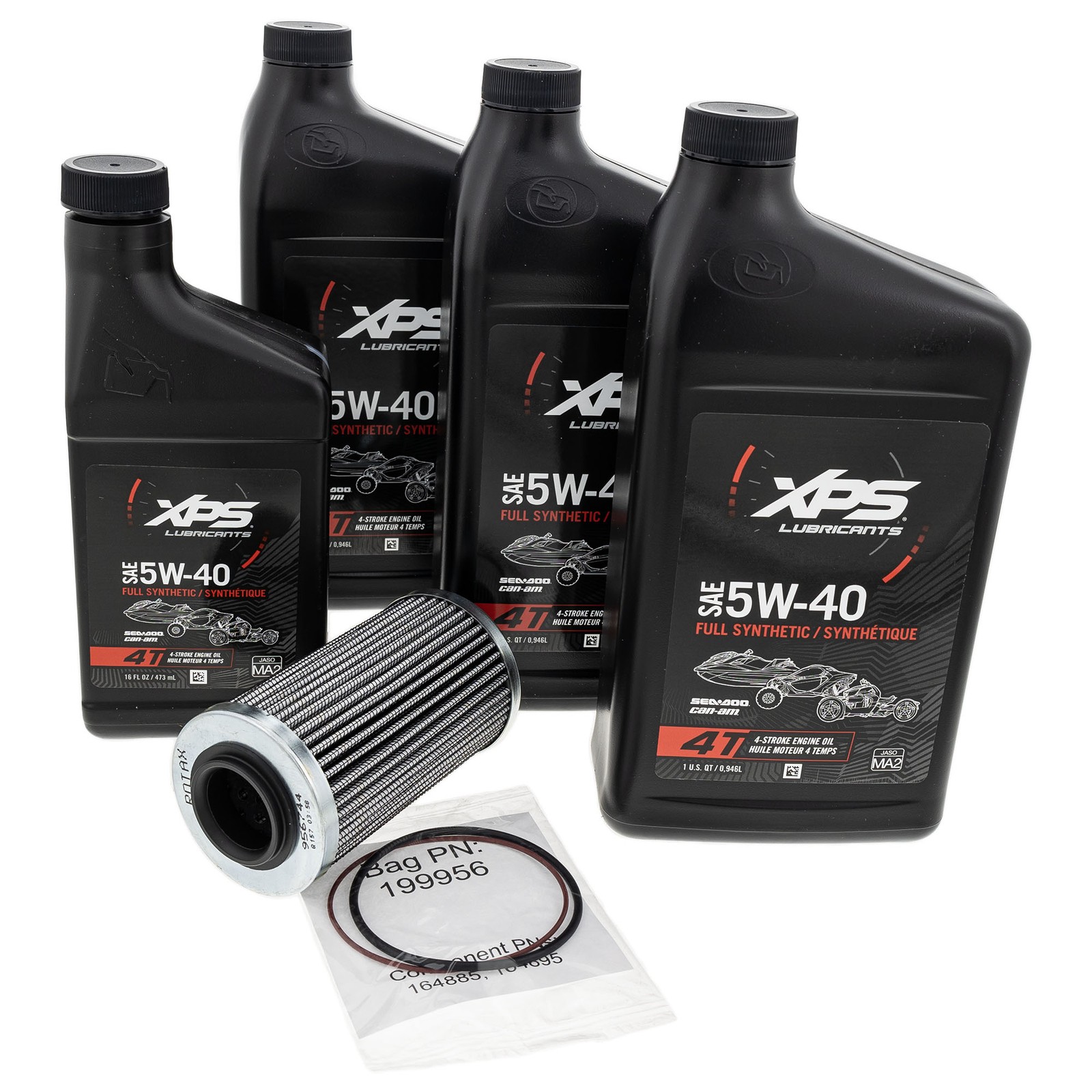 BRP 9779486 Sea-Doo 4T 5W-40 Full Synthetic Oil Change Kit 1500cc Engine