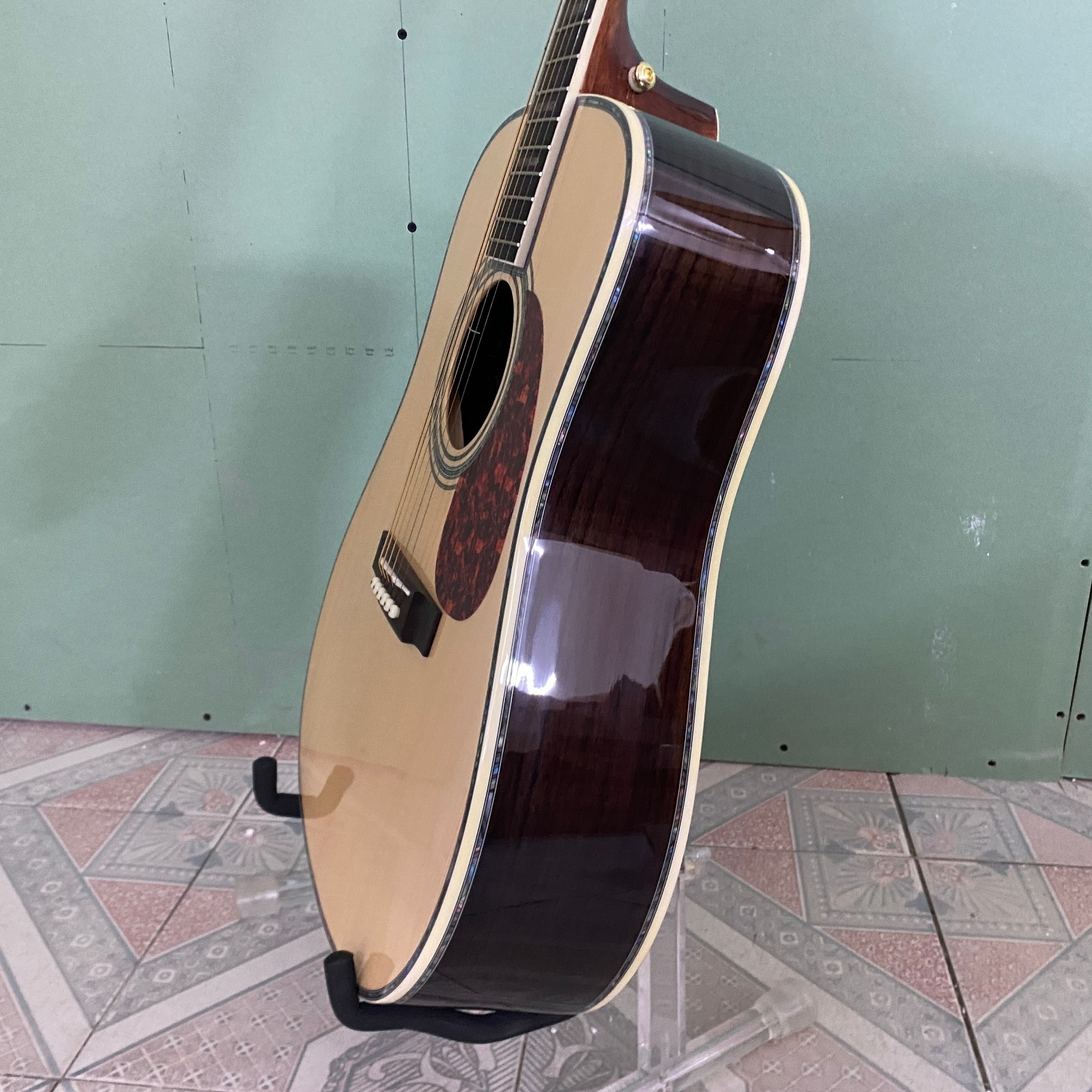 D45 41 inches solid spruce Acoustic guitar with EQ rosewood fingerboard