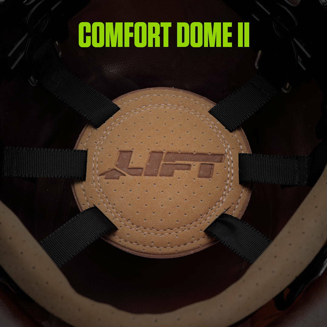 EXCLUSIVE COLOR Lift Black & White Full Brim Hard Hat #HDF50-23WG