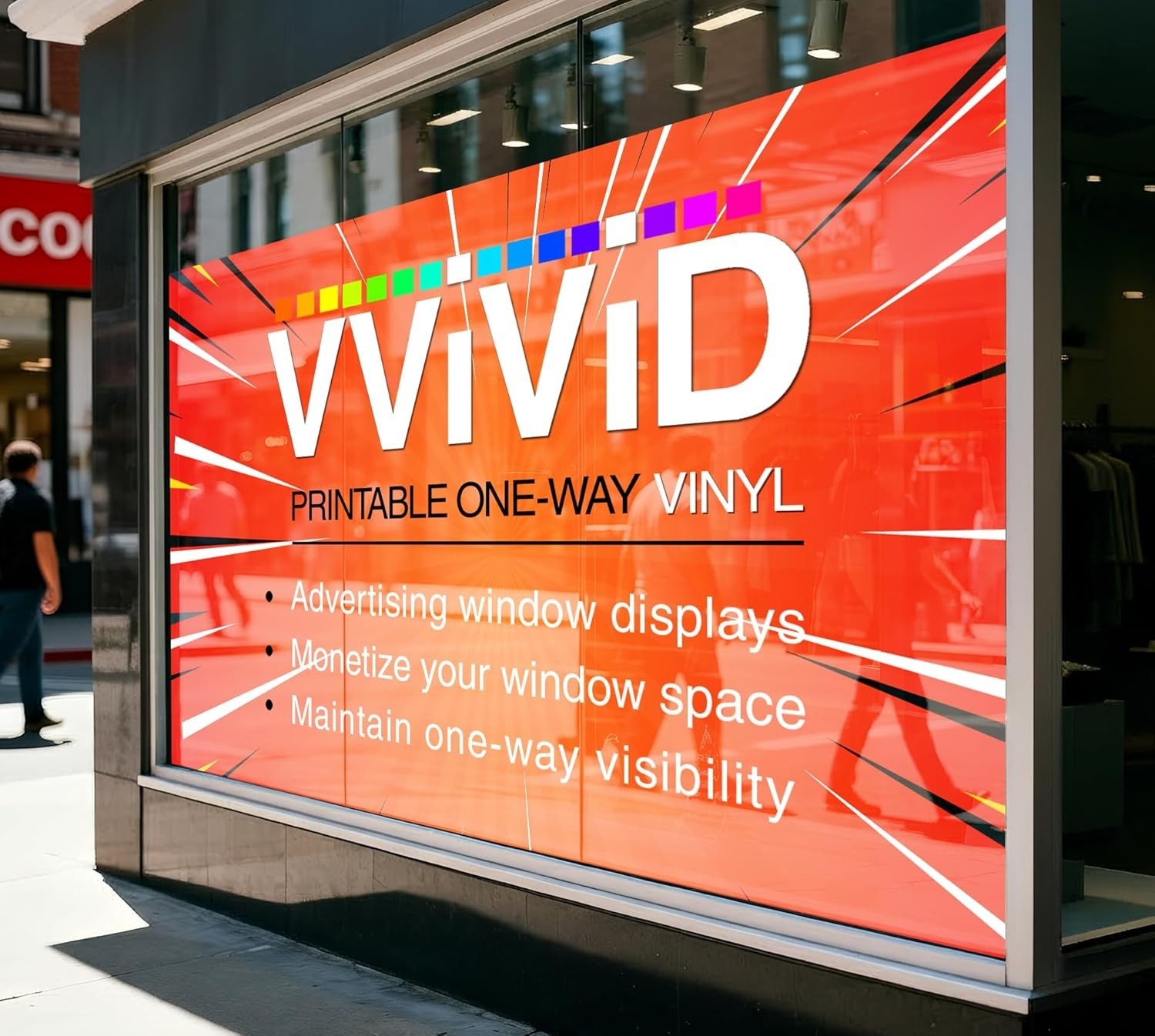 Black Perforated One-Way Vision Vinyl Automotive Window Wrap Roll (1.5ft x 4ft)