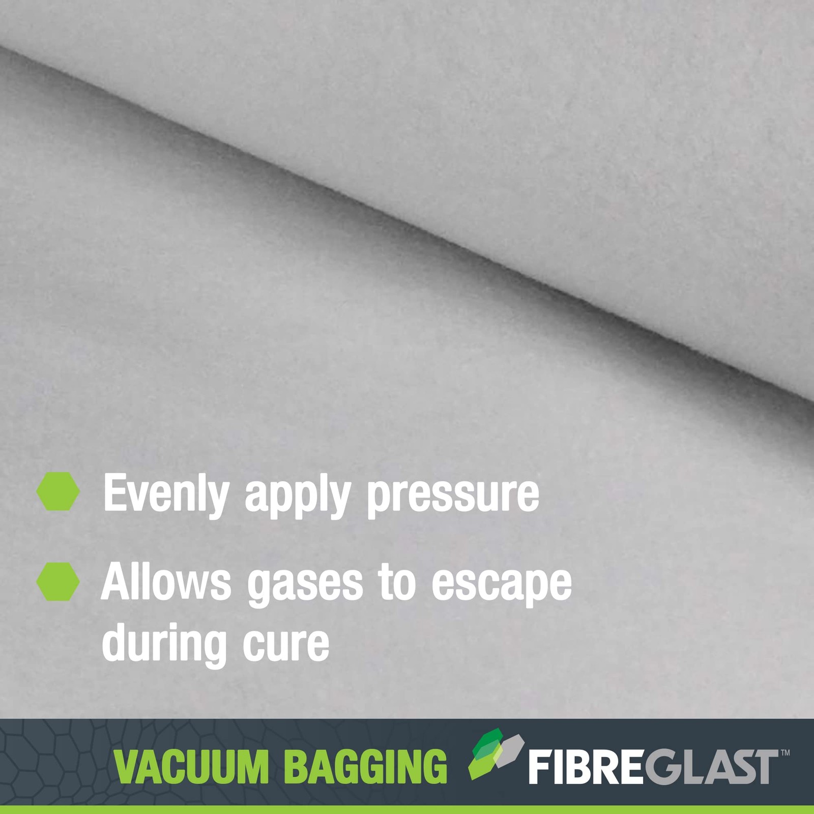 Fibre Glast Breather Bleeder Cloth, 1 Yard – Elite Lab Vacuum 1 Yard, Beige