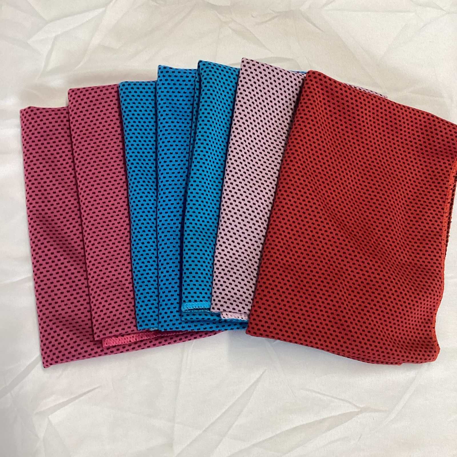 7 PCS Cooling Towel Ice Towel Neck Wrap For Sports Running Jogging Gym