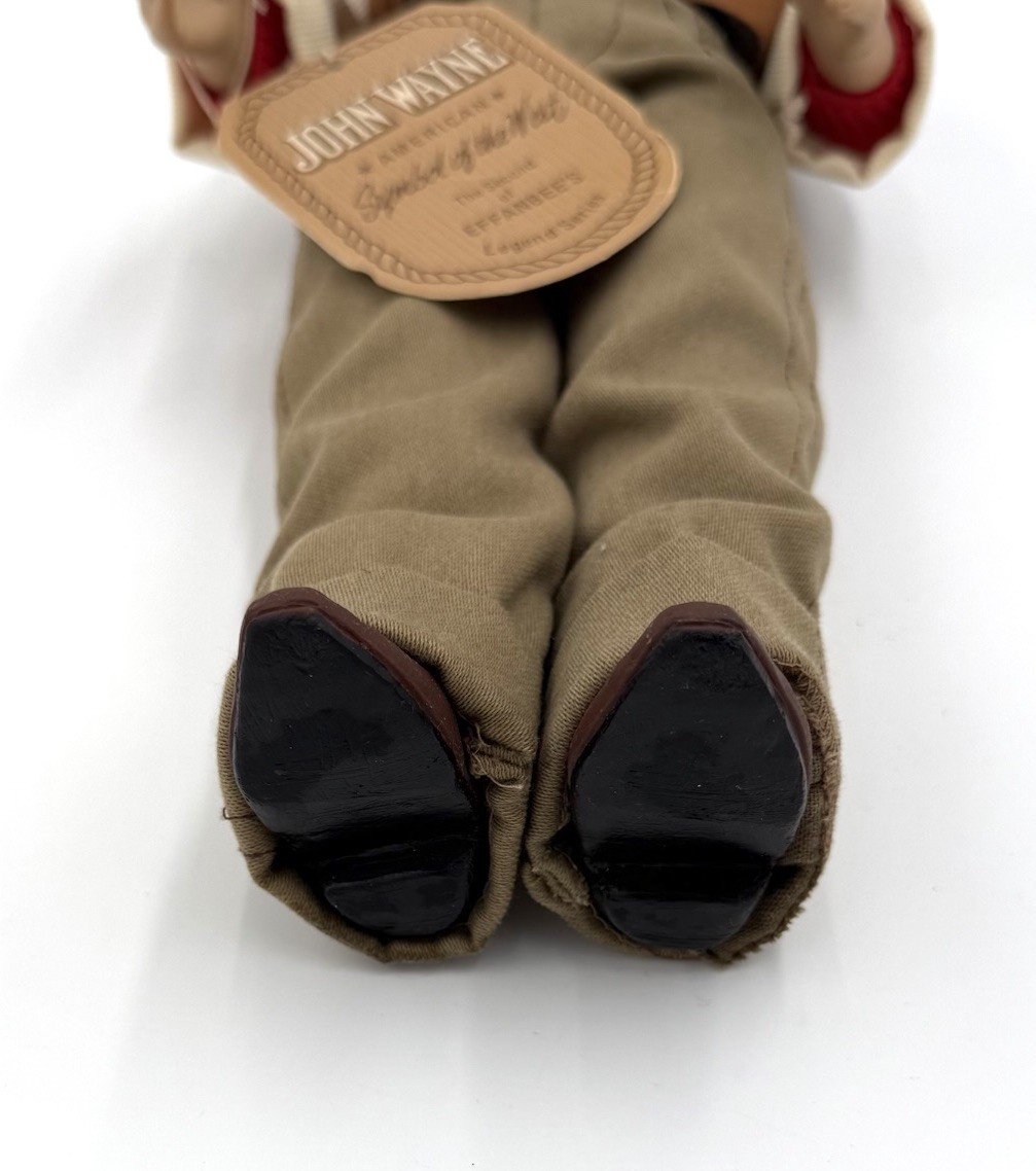 VTG 1981 Effanbee John Wayne Doll Legend Series w/ Tag Cowboy Western