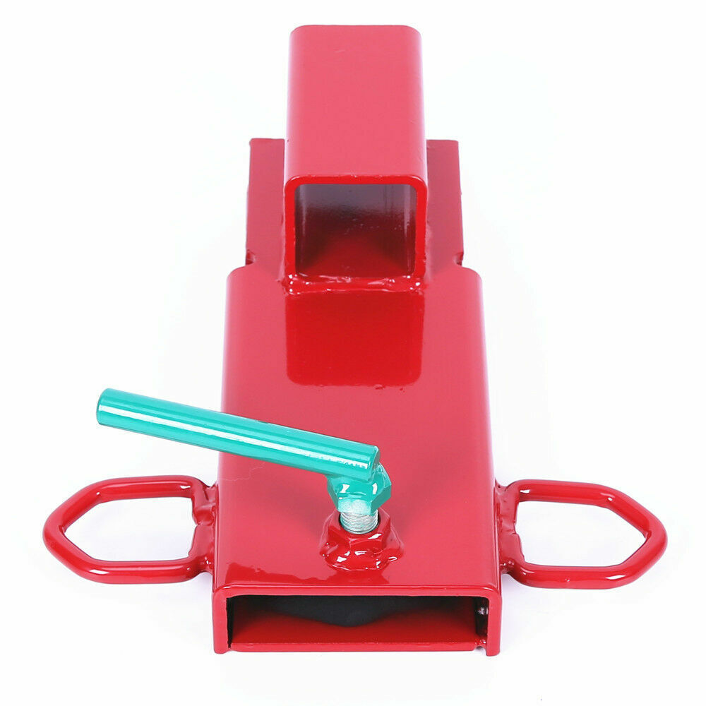 Clamp On Forklift Hitch Receiver Pallet Fork Trailer Towing Adapter 2inch Insert
