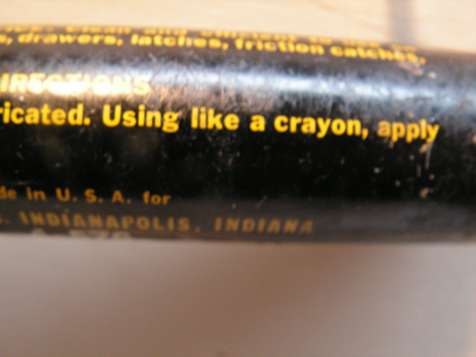 Vintage NAPA Balkamp Metal Door-ease Stainless Stick Lubricant Y & B 75%+ FULL