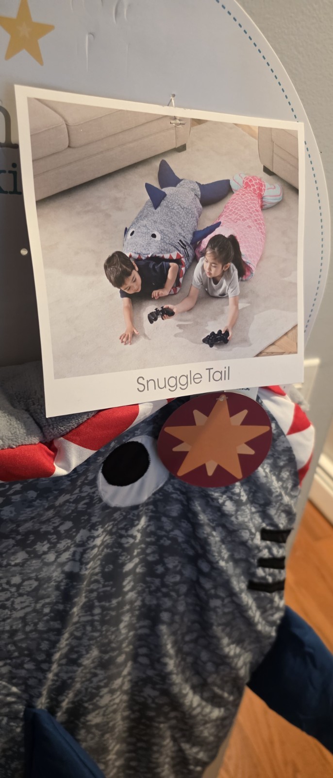 Shark Tail Kids Blanket Sleeping Bag