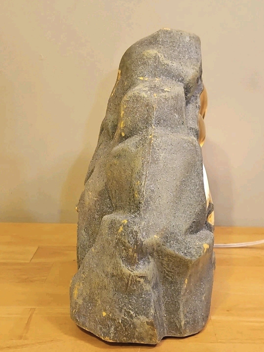 Vintage 2003 Blowmold Jakks Pacific Lighted Indoor Outdoor Halloween Rock Face