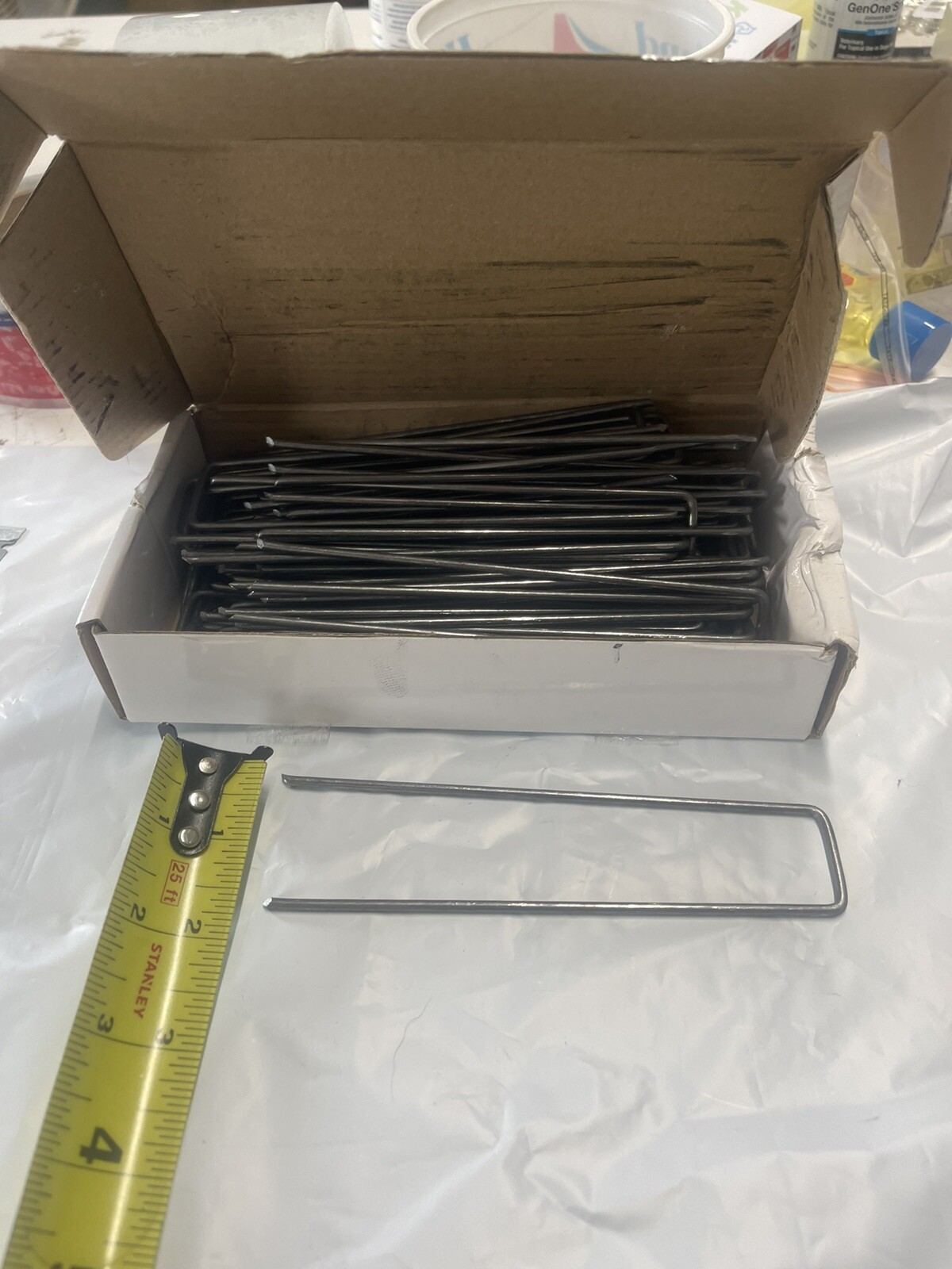 Dewitt 6" X 1" X 6" 11 GA Anchor Pins 75 Pk (81405) FS Qty:2