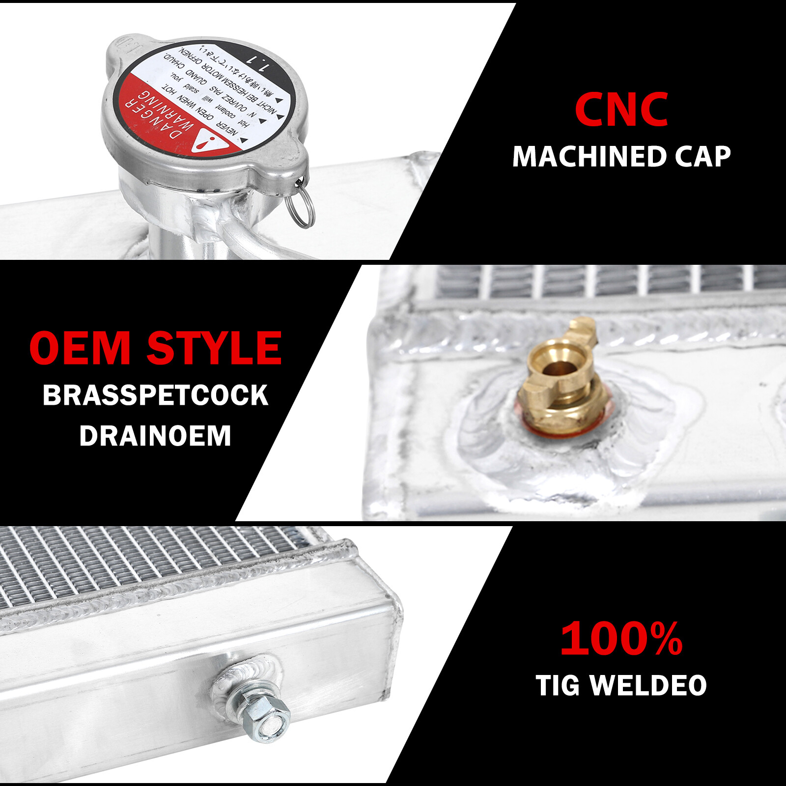 Full Aluminum Radiator Fits Lincoln Welder 200 250 AMP SA200 H19491 & G10877198