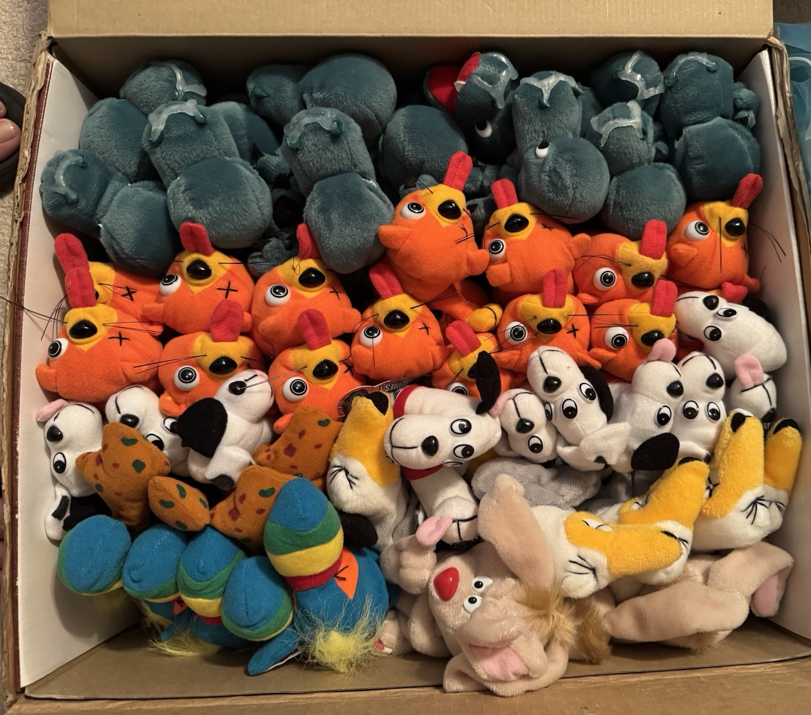 48 pc. Lot 1997 Meanies Series 1 New w/Tags and Comes w/Counter Display Box