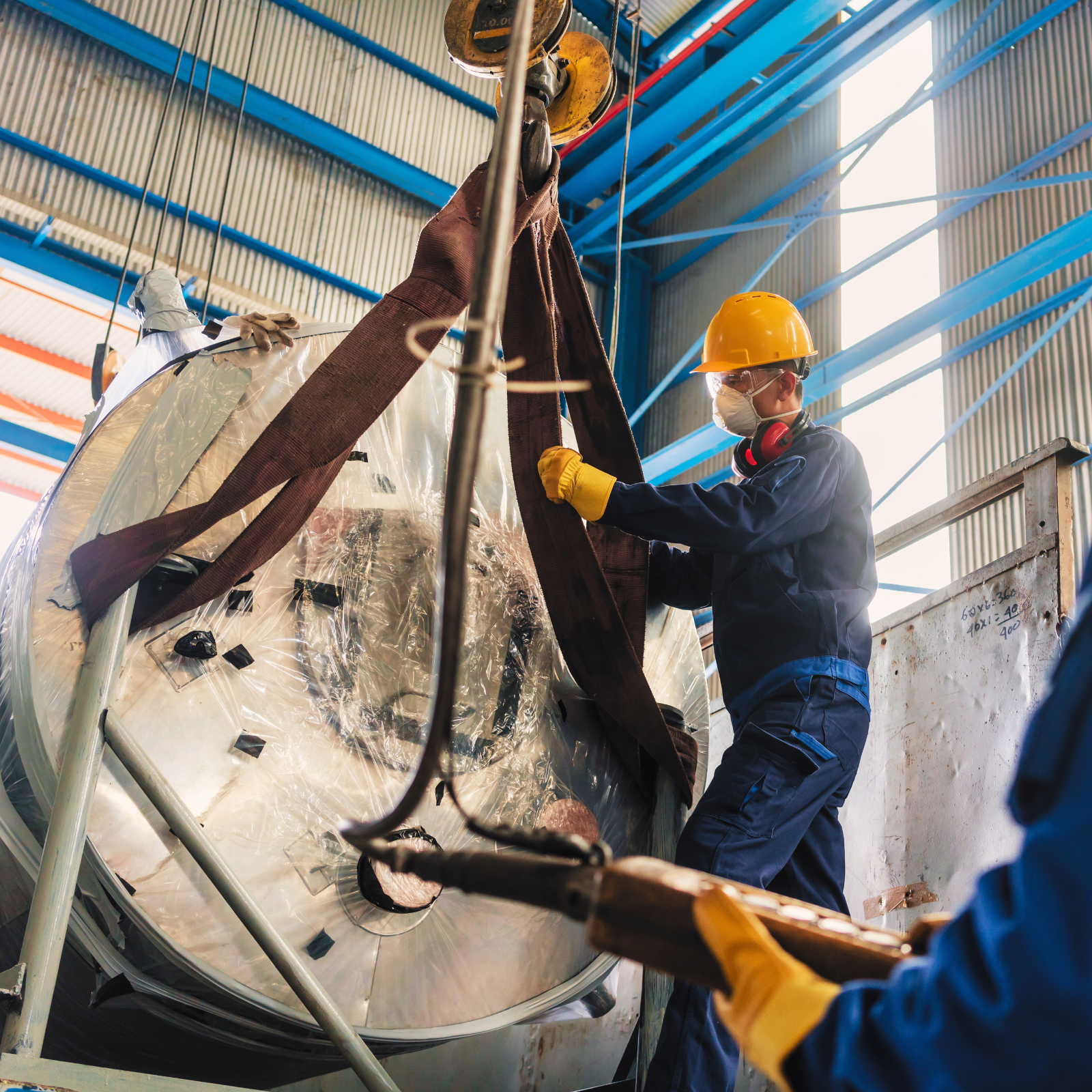 12PK 1"x3ft Web Sling Lift Tow Strap Twisted Eye Heavy Duty BS 16000lbs SF 5:1