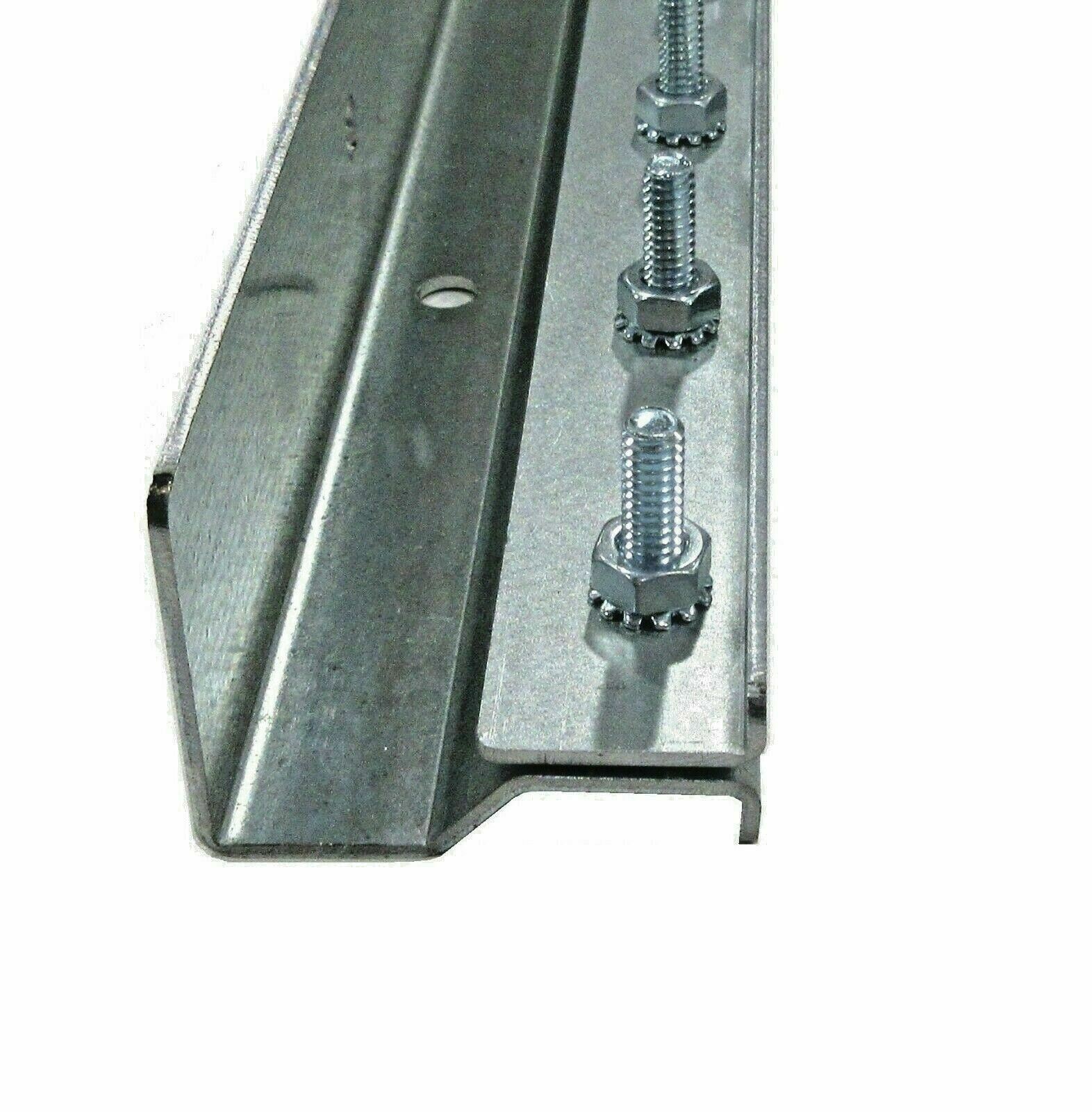 Strip Curtain Hanger Bracket - Universal Mount - Steel 6 Foot (2x 3 Ft Sections)