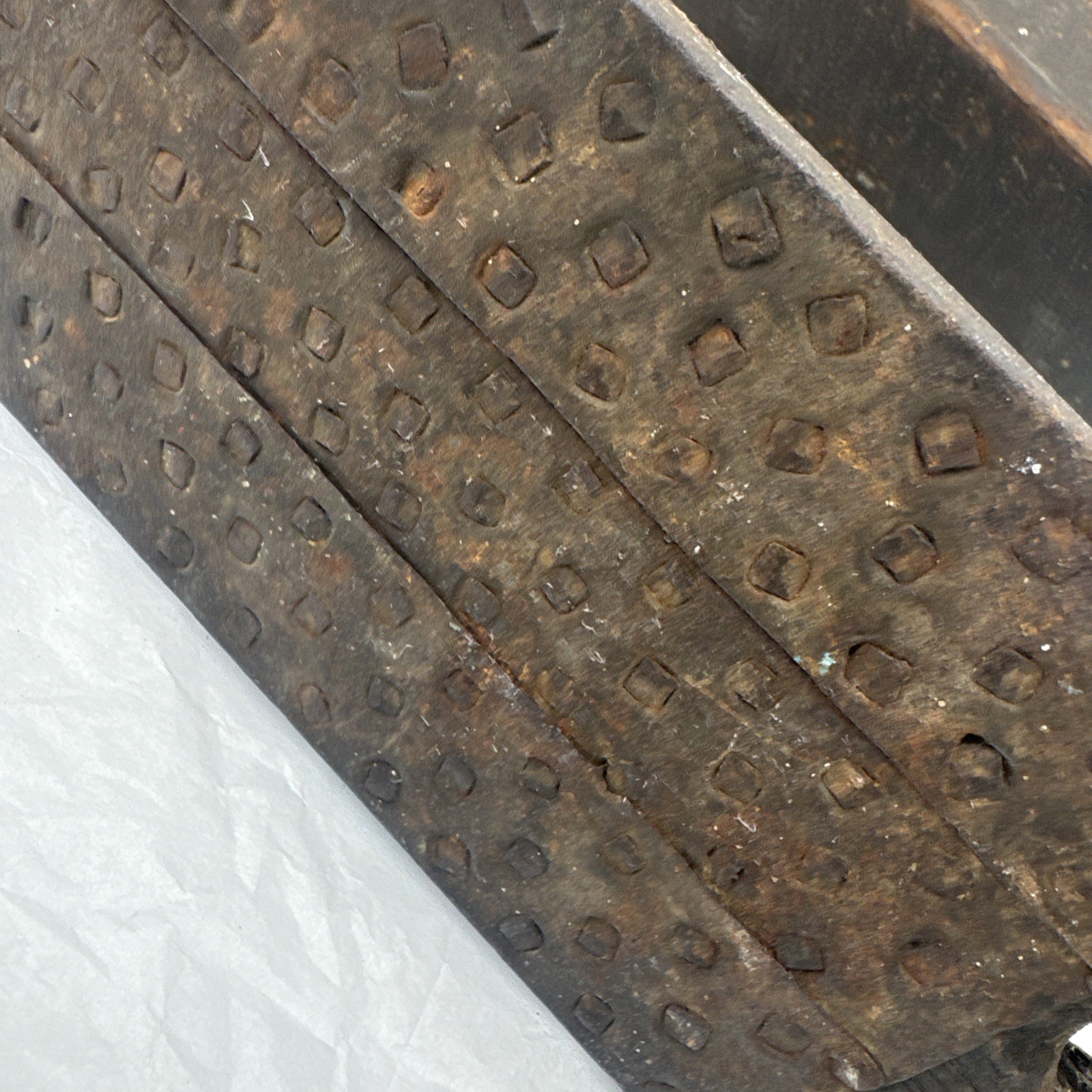 Antique Flax Hetchel Farm Tool Hatchel Hackle Primitive Wool Comb Carder Brush