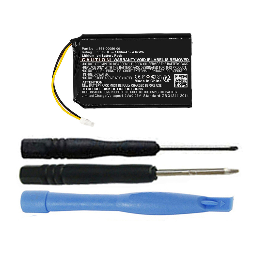 1100mAh 361-00056-00 361-00056-50 Battery for Garmin Drive 50 50LM 51 51LMT GPS
