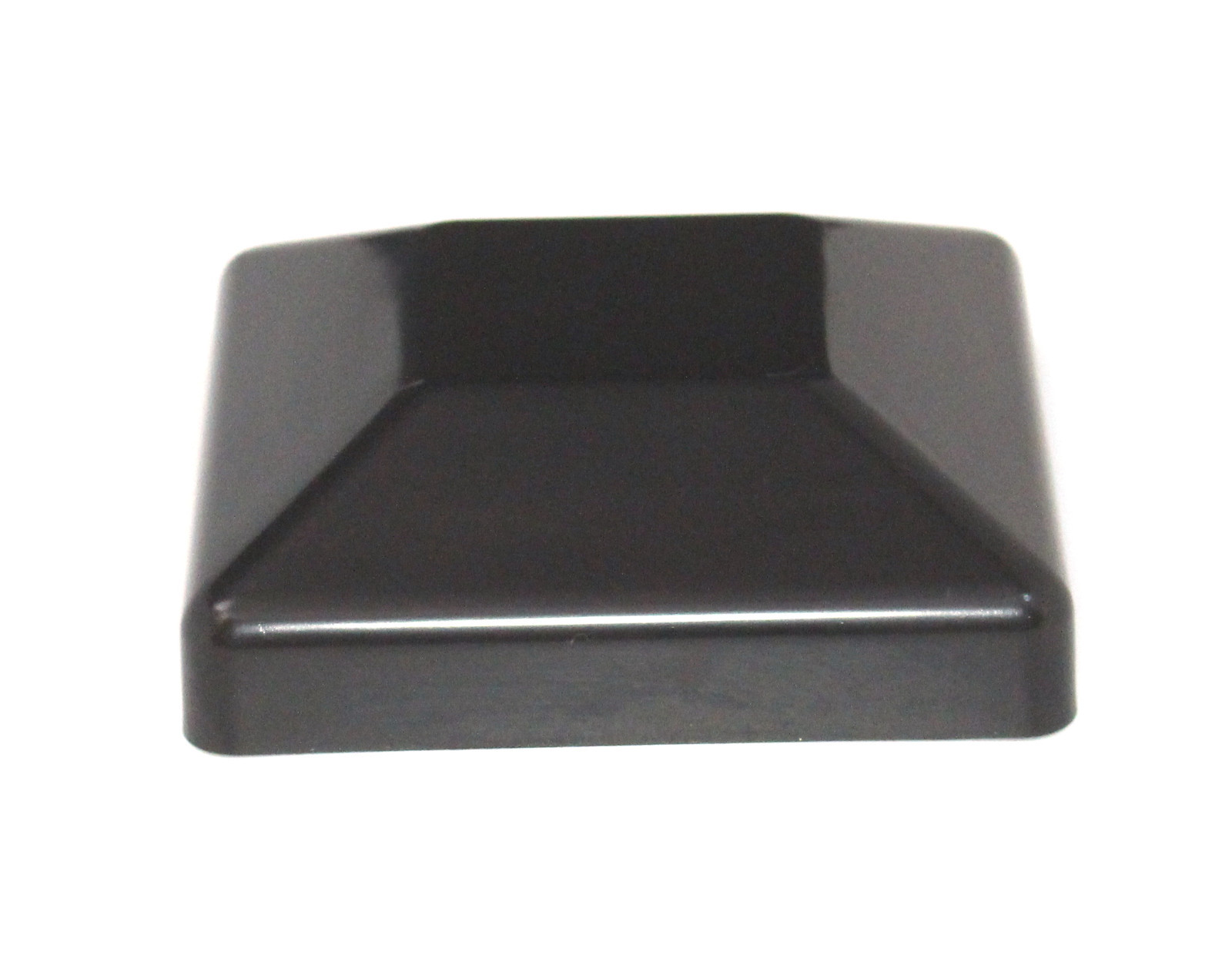 Plastic Fence Post Black Caps 4X4 (3 5/8") Bulk Pack DISCOUNTS + FREE SHIPPING