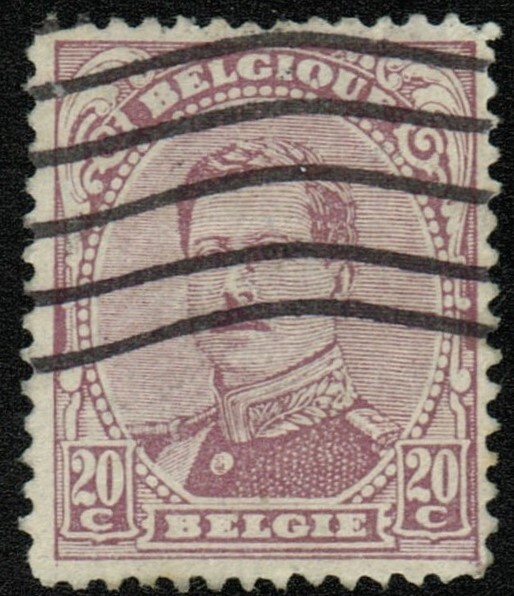 Belgium sc#114 King Albert I, Used