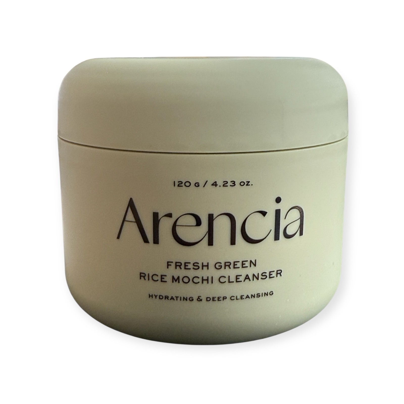 Arencia Fresh Green Rice Mochi Cleanser 120g Vegan Gentle Deep Cleansing