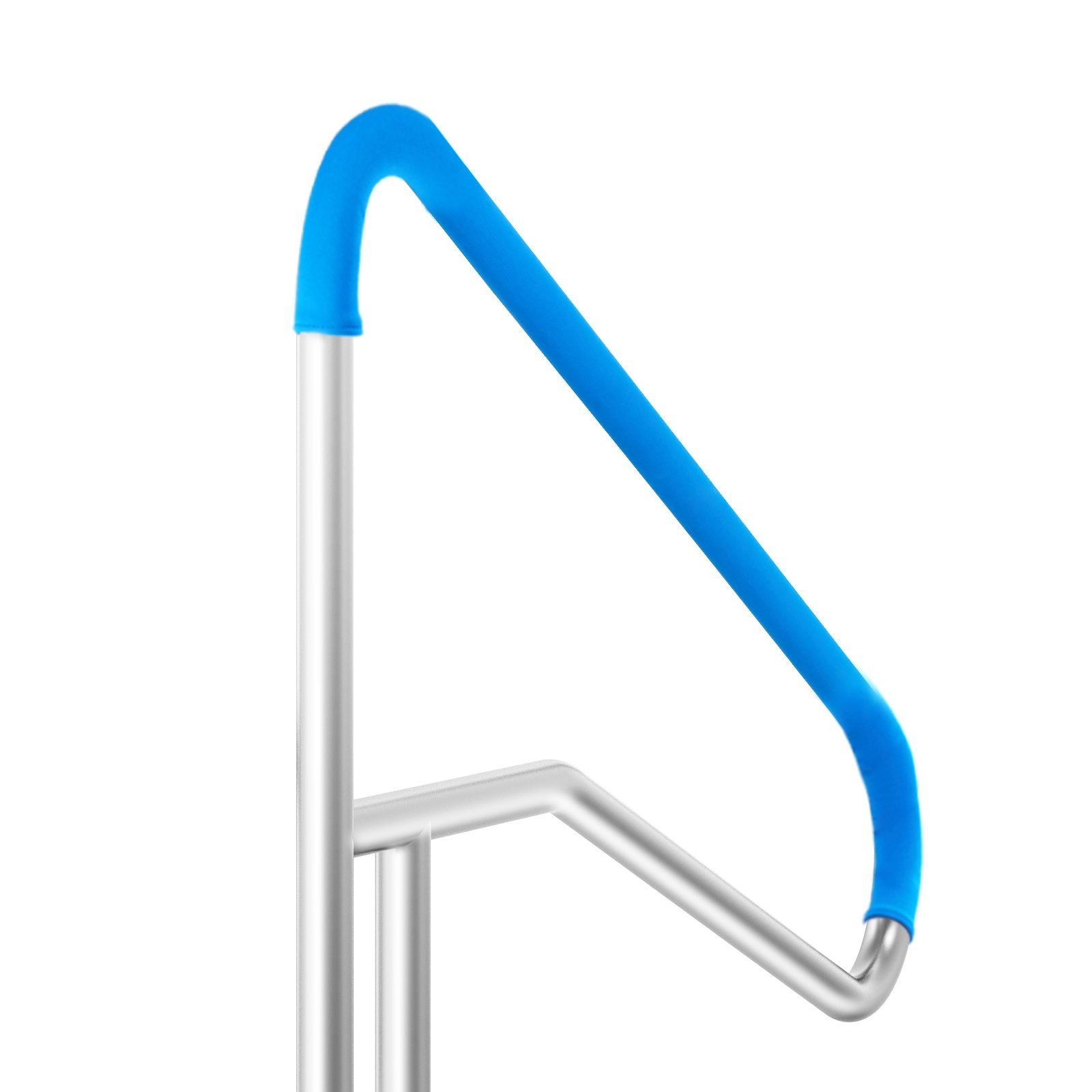 Pool Handrail, 54 X 36 Inch Railing, Stainless Steel With Base Plate