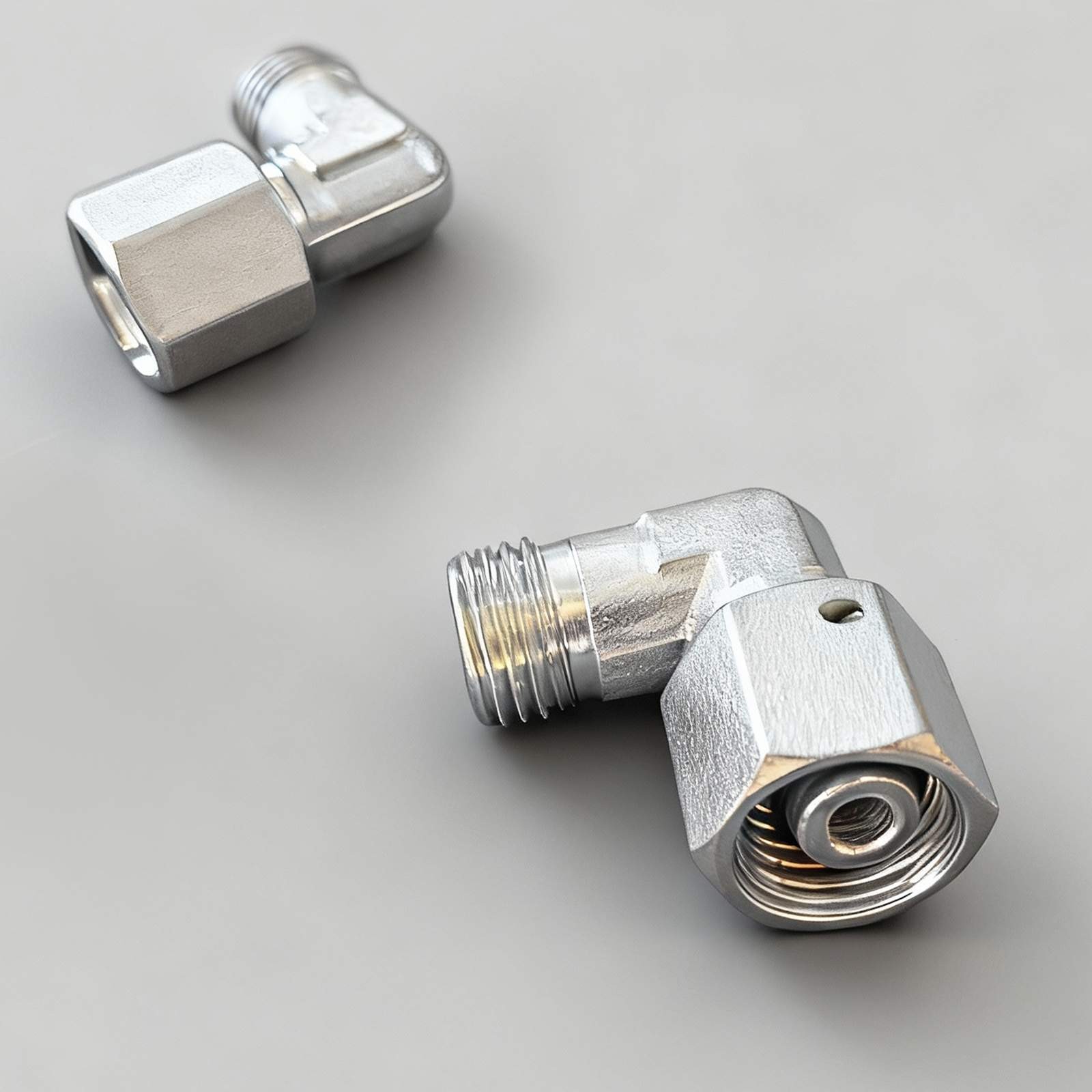 2Pcs For AGT M14x1.5 Din Male To Female 90 Mini Excavator Hydraulic Fittings HOT