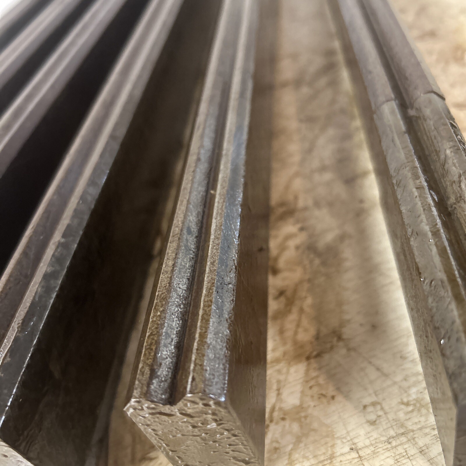 3/8” V Opening Bottom Die, 2’-12’ Long, 18 Gauge Bottom Die, .375”v, No.2-3/8”.