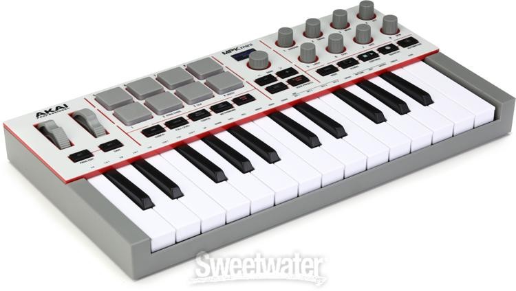 Akai Professional MPK Mini IV MIDI Keyboard Controller - Gray