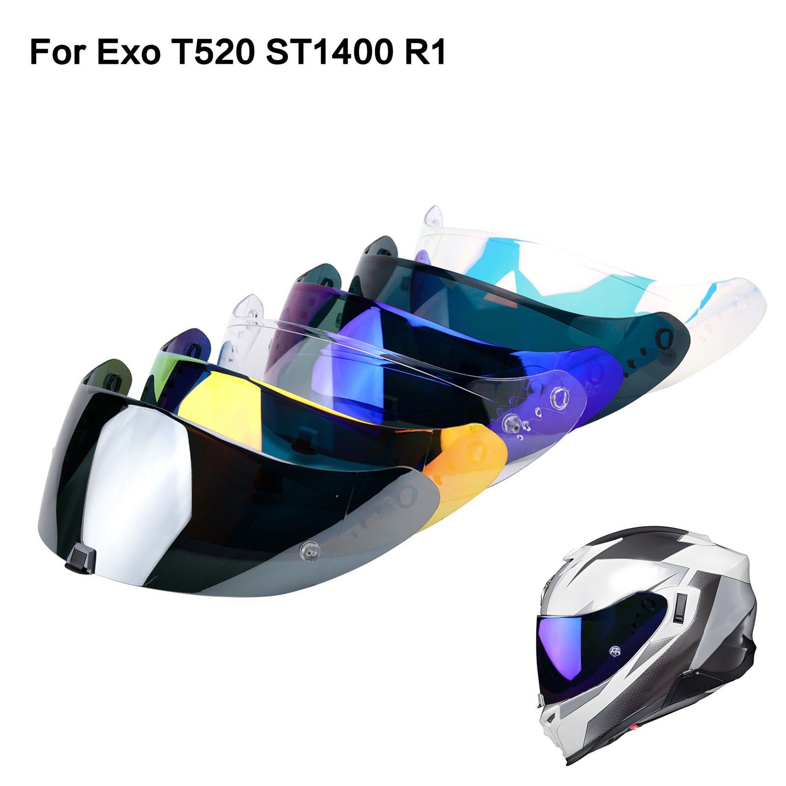 Replacement Visor for Scorpion EXO-T520 / R1-Air / ST1400 Helmet Shield