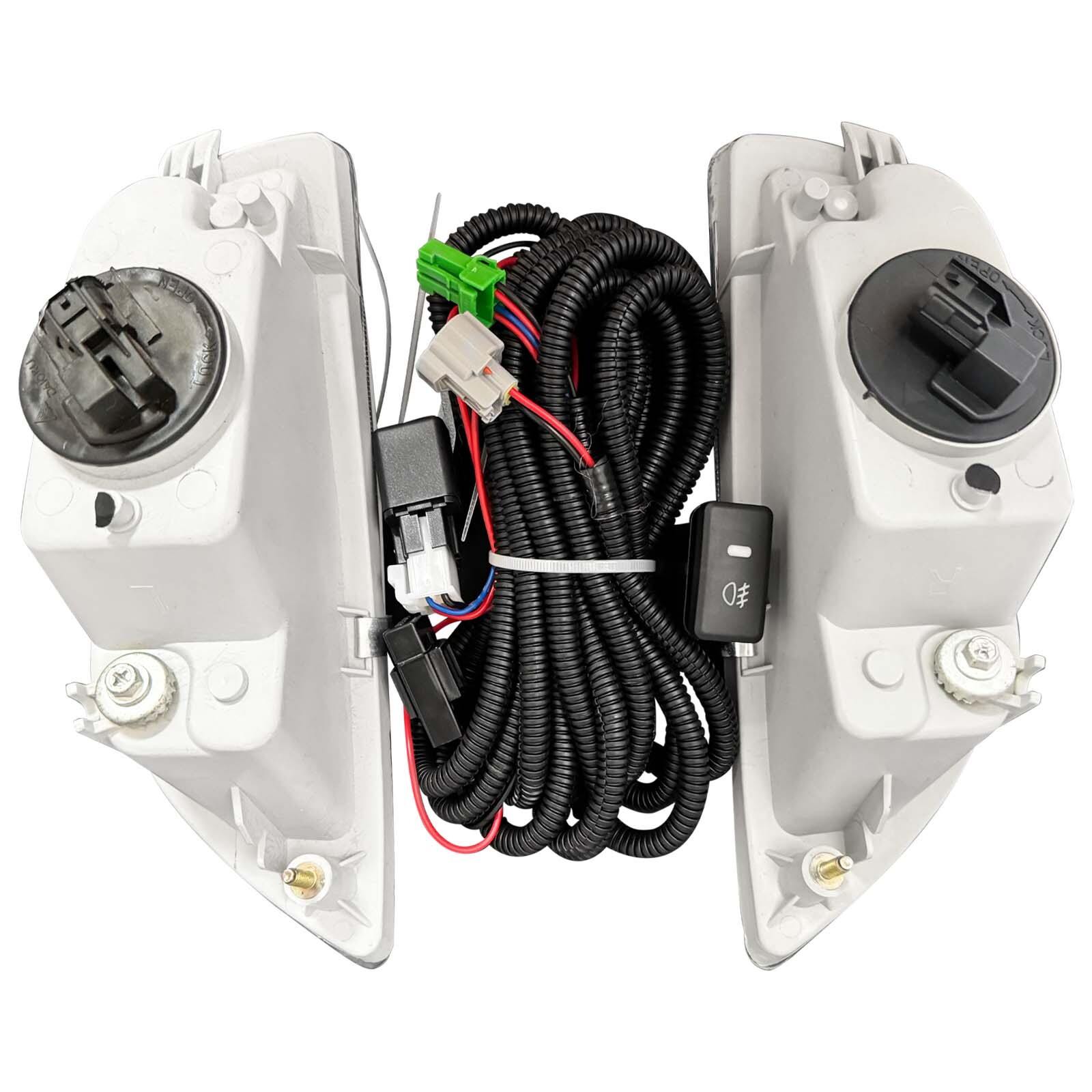 Chrome Halogen Warm Light fog Light For 2001 2002 Toyota Corolla W/Wiring 01 02