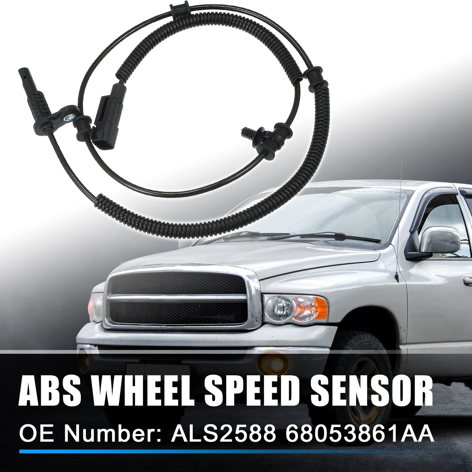 ABS Wheel Speed Sensor Rear Left or Right Wheel ABS Brake Sensor for Ram 1500