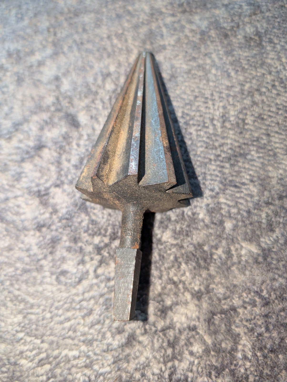 VTG Union Tools Pipe Burring Reamer 2 1/4" OD Spiral. 4 1/2" Length. USA Made.