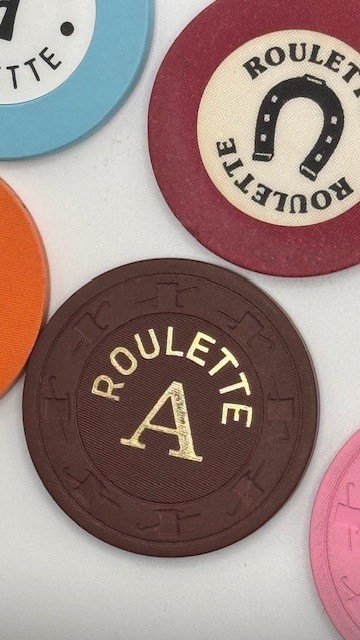 Lot of 14 Misc. Roulette Chips-Clean-Payboy Chips