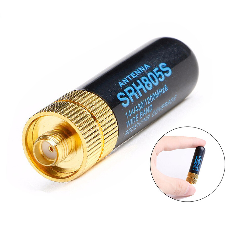 2PCS SRH805S SMA-F Dual Band Antenna For Baofeng GT-3 UV-5R BF-888s Ham Radios
