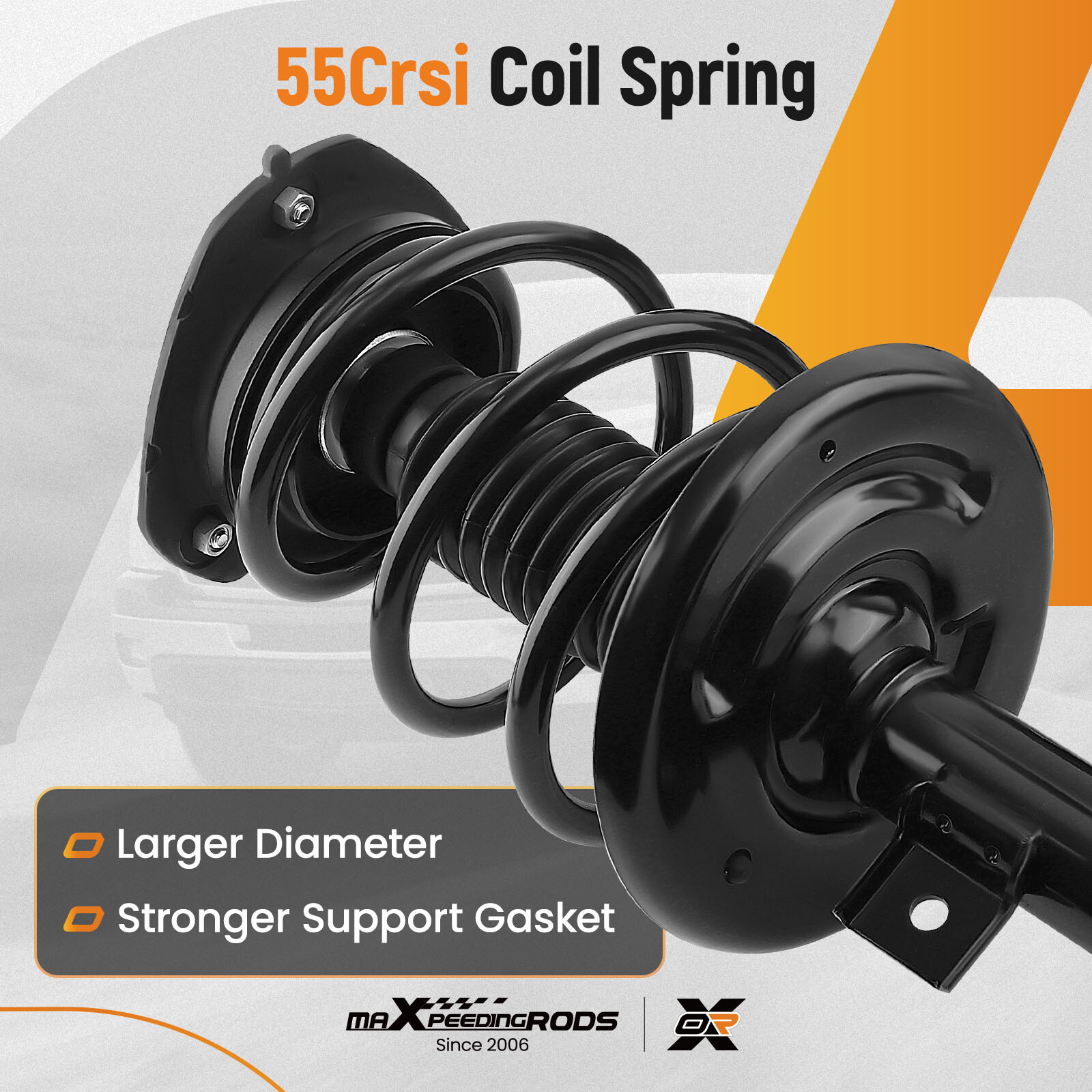 Front Struts + Control Arm + Sway Bar + Tie Rods for 2009-2012 Nissan Maxima