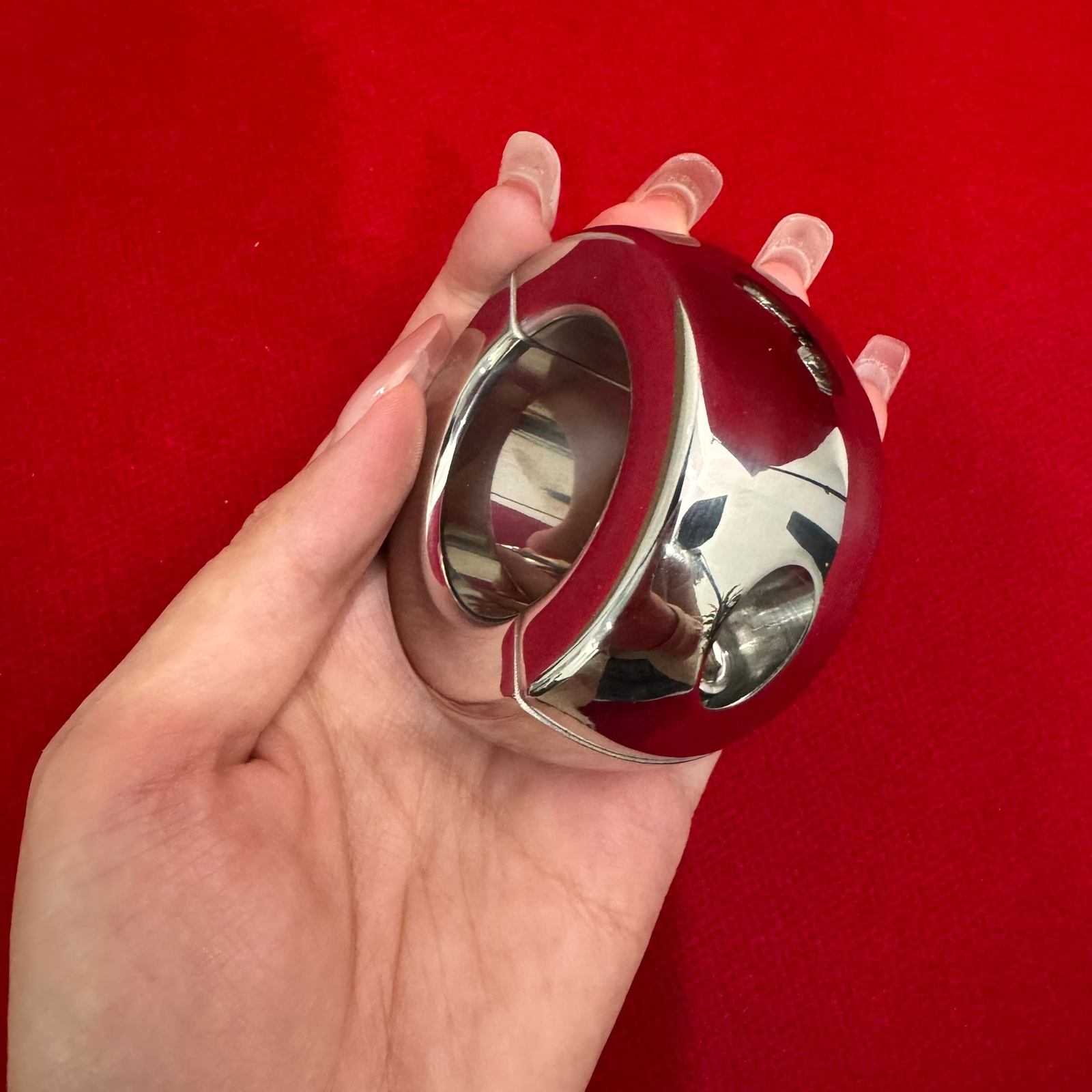 Men Ball Stretcher Weight Heavy 304 Stainless Steel Ball Stretching Men Enhancer