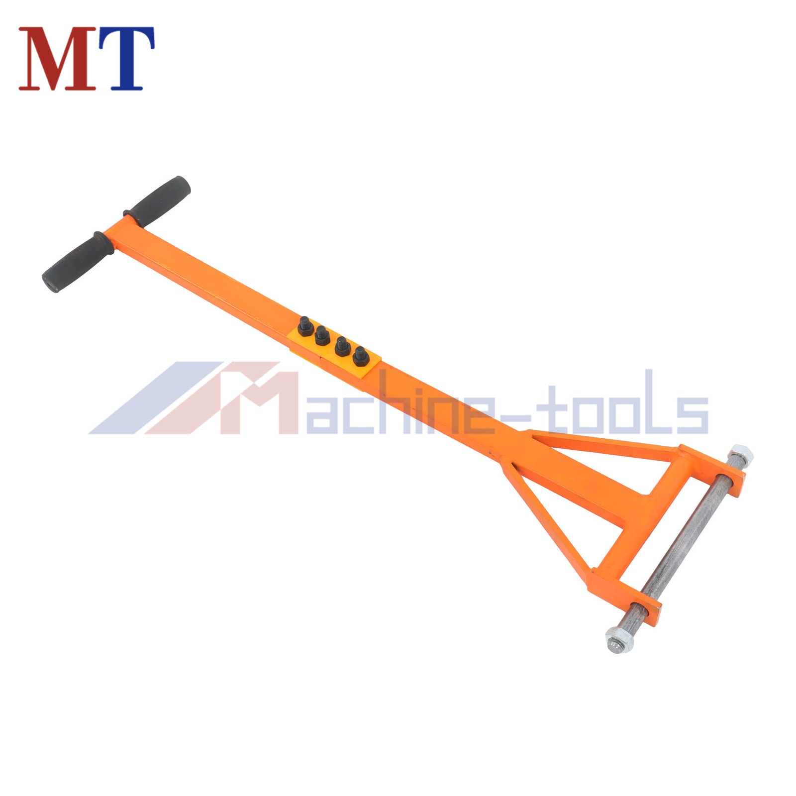 4 Pcs Heavy Duty Machinery Skates Dolly With Handle 6T/13200Lbs 360° Rotation