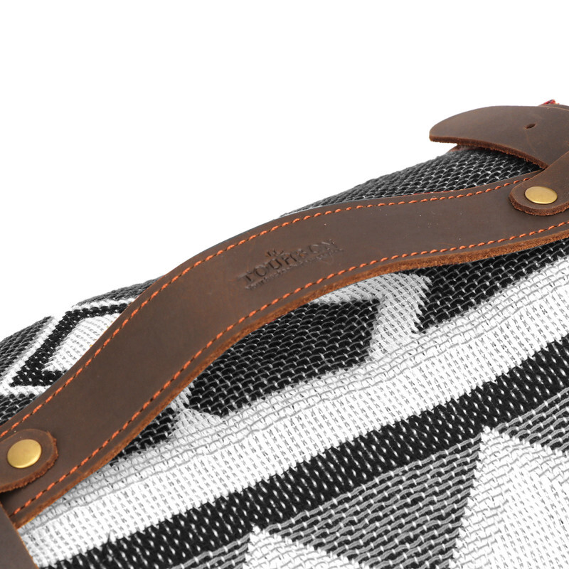 Leather Picnic Motorcycle Blanket Carrying Handle Belt Bedroll Strap Adjustable