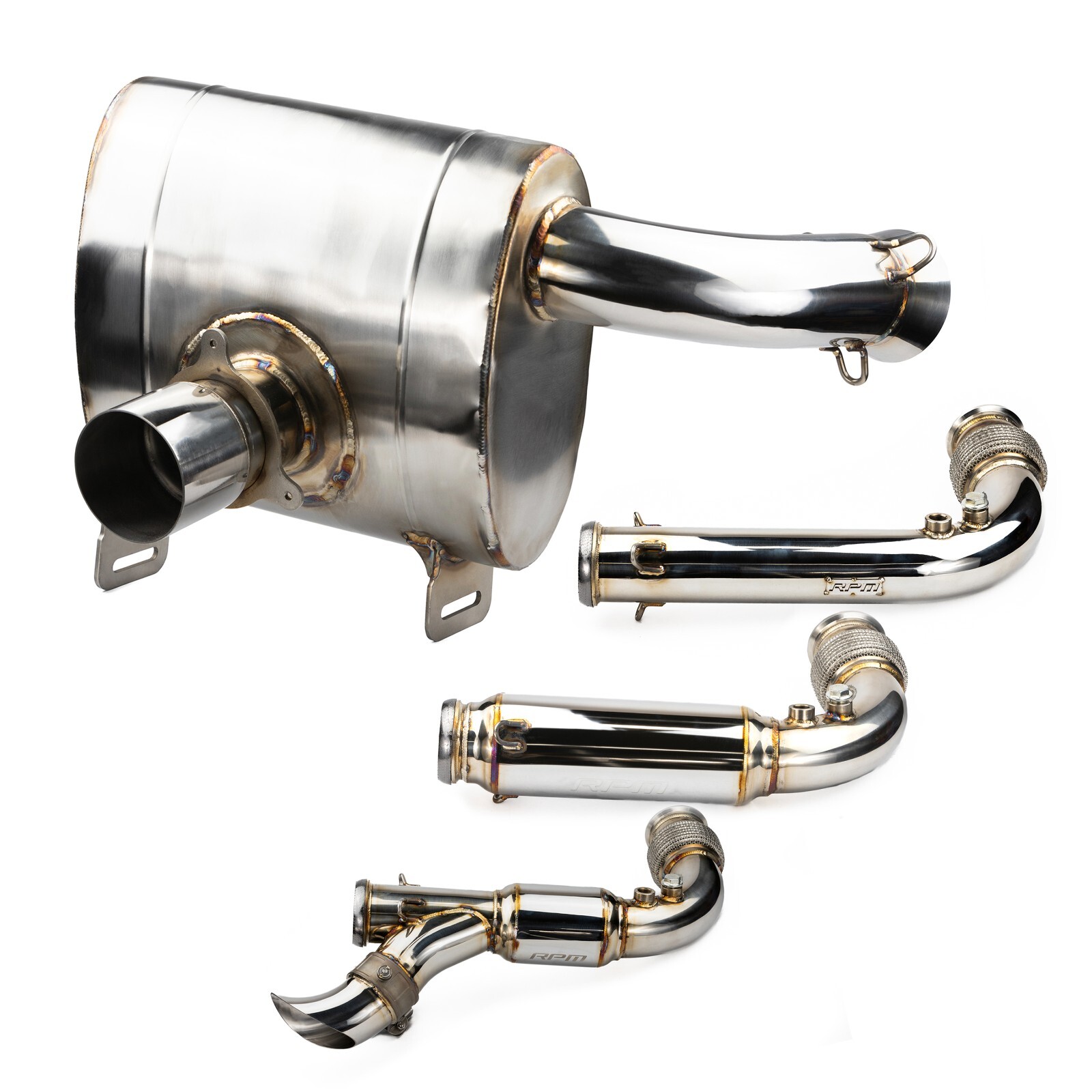 RPM X3 FULL E-Valve 3" Chambered Q-Series Turbo Exhaust System Old Style