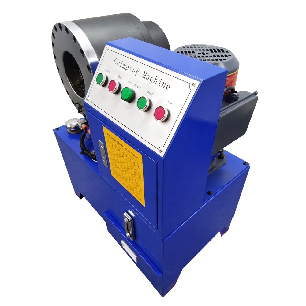 Electric Hose Crimper High Pressure Hydraulic Hose Crimping Machine 10 Sets Dies