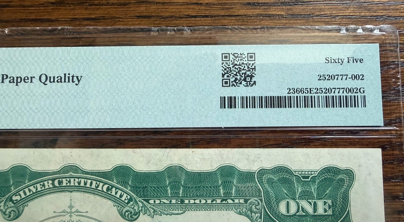 1899 $1 "Black Eagle" Silver Certificate PMG 65 EPQ, Fr 236