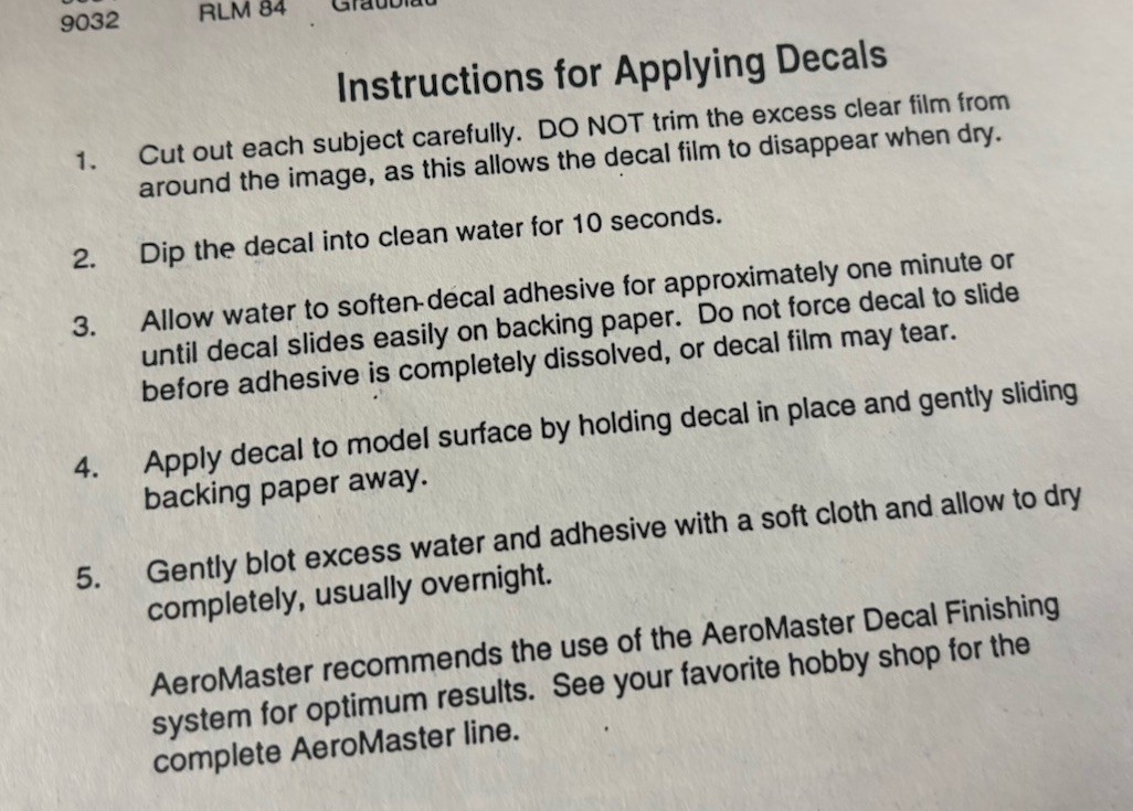 AeroMaster Model Plane Decals 48-121 German Heinkel H-111 1/48 Collection Pt. 1