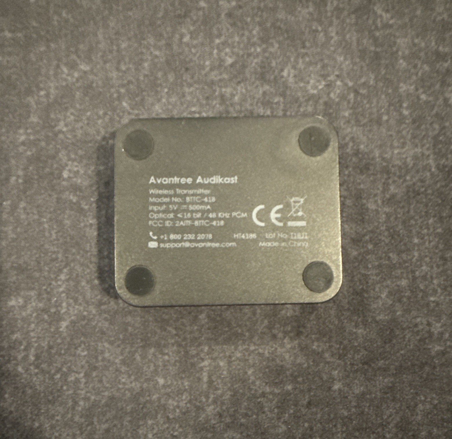 Avantree Audikast Bluetooth 5.0 Audio WirelessTransmitter for TV PC! Fast Ship!